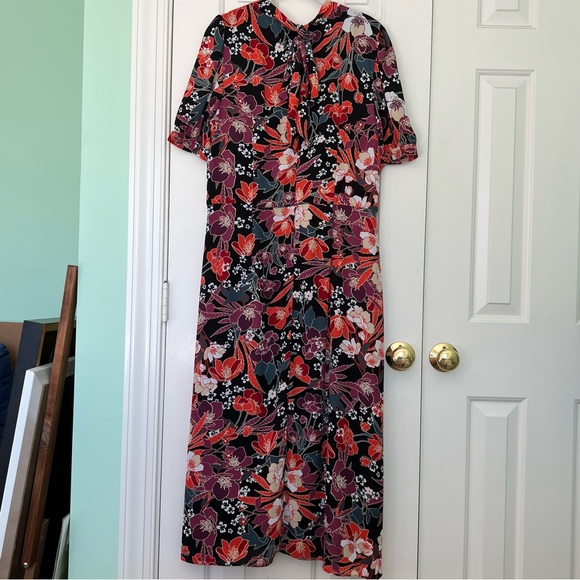 Julia Jordan Floral Puff Sleeve Midi Dress - Picture 8 of 10
